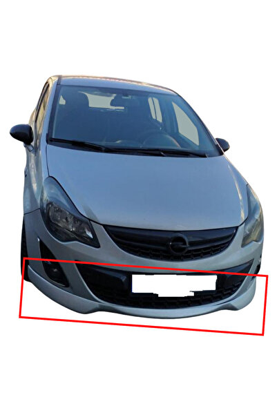 TÜRKSET Opel Corsa D Makyajlı Kasa Ön Tampon Eki Model 2 BOYASIZ