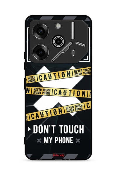 Tolwak غطاء حماية لهاتف تكنو بوفا 6 برو 5G تحذير: لا تلمس هاتفي أبدًا