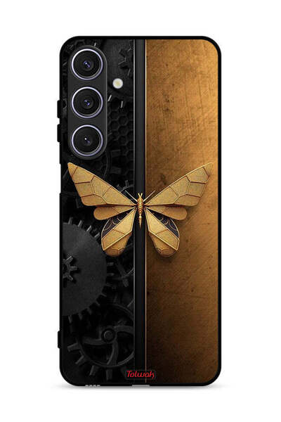 Tolwak غطاء حماية من الفولاذ بتصميم فراشة من سامسونج جالكسي A26