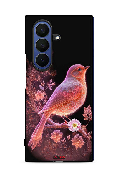 Tolwak غطاء حماية لهاتف Samsung Galaxy Z Fold7 بتصميم طائر لطيف