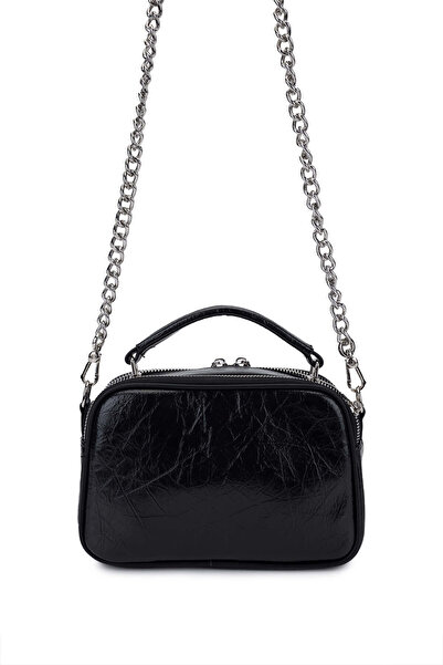 Tamer Tanca Women's Vegan Black Shoulder Bag