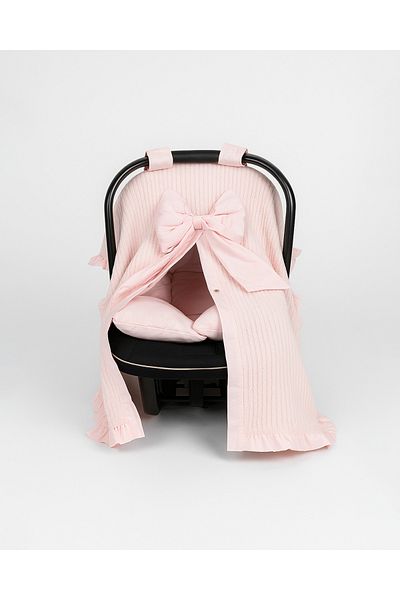 nelcollection Frilly Baby Stroller Cover Stroller Cushion Orthopedic Lumbar Supported Set of 2