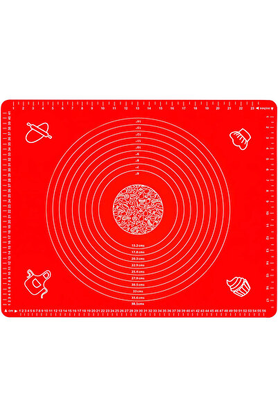 awwaline Silicone Baking Mat, awwaline, Red, Heat Resistant, Ideal for Dough ...