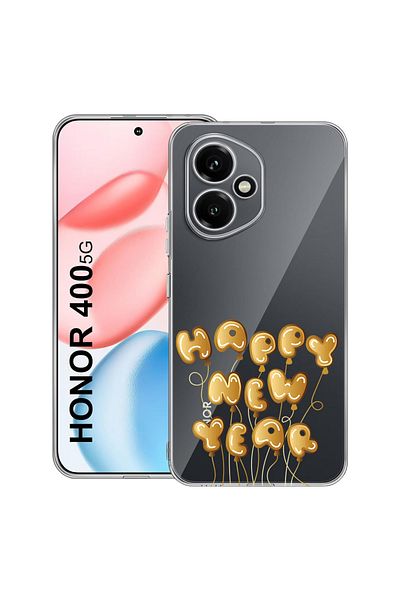 bestcase Carcasă transparentă din silicon pentru Honor 400, La mulți ani, 2036423 T 1826
