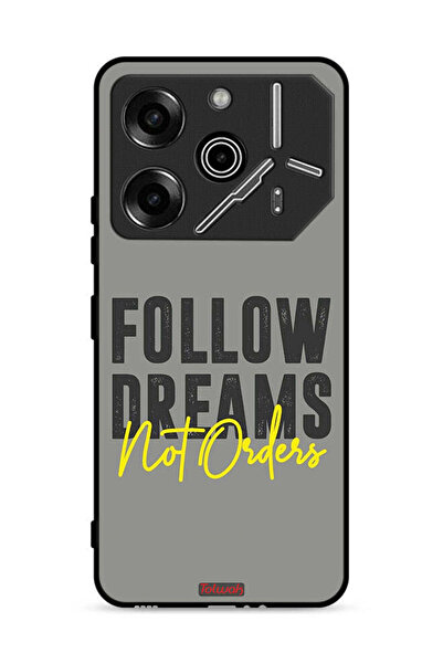 Tolwak غطاء حماية لهاتف تكنو بوفا 6 برو 5G اتبع الأحلام وليس الأوامر