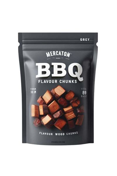 Mercaton Mercaton Smoking Chips, Infused Oak Wood, Whiskey Flavor, 900g