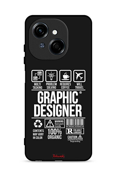 Tolwak Tecno Spark Go 1 4G Protective Case Cover Graphic Designer Sticker