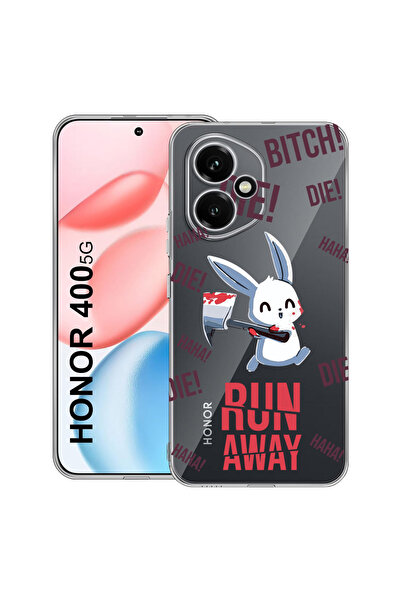 bestcase Carcasă transparentă din silicon pentru Honor 400, Run away!, 203642...