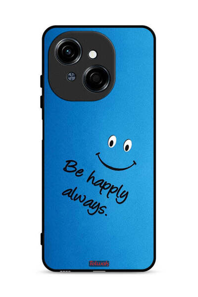 Tolwak غطاء حماية لهاتف تكنو سبارك جو 1 4G كن سعيدًا دائمًا