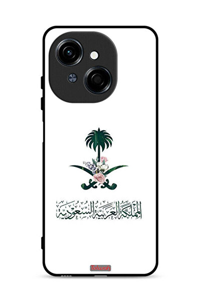 Tolwak غطاء حماية لهاتف تكنو سبارك جو 1 4G، شعار المملكة العربية السعودية، عل...
