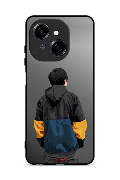 Tolwak غطاء حماية لهاتف تكنو سبارك جو ١ ٤ جي، صورة فنية لطفل