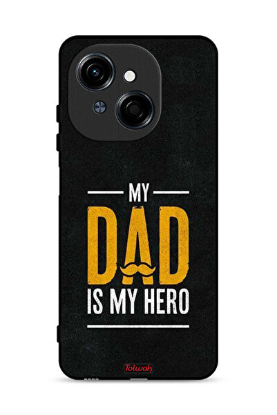 Tolwak غطاء حماية لهاتف تكنو سبارك جو 1 4G "والدي هو بطلي"