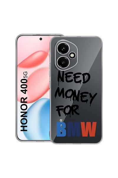 bestcase Carcasă transparentă din silicon pentru Honor 400, Need Money for BMW, 2036423 T 1871