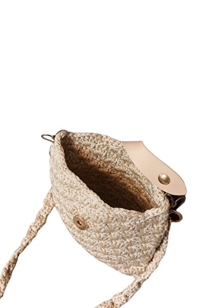 Uretti - Öznur 7392 0481 Handmade Macrame Rope Crossbody Bag
