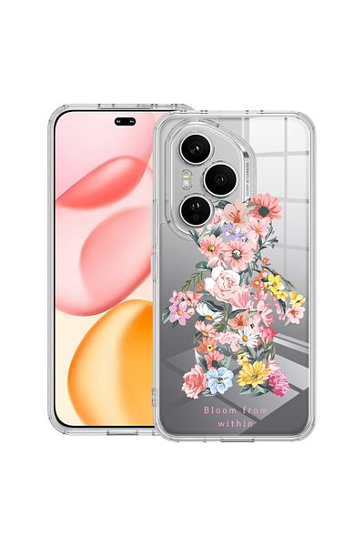 bestcase Carcasă transparentă din silicon pentru Honor 400 Pro, Teddy Bear Bloom From Within, 2036424 T 1568
