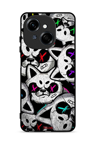 Tolwak غطاء حماية لهاتف Tecno Spark Go 1S 4G بنقشة قطط مارشميلو