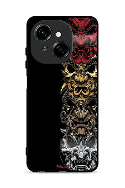 Tolwak غطاء حماية لهاتف Tecno Spark Go 1 4G مع رسومات فنية للرؤوس