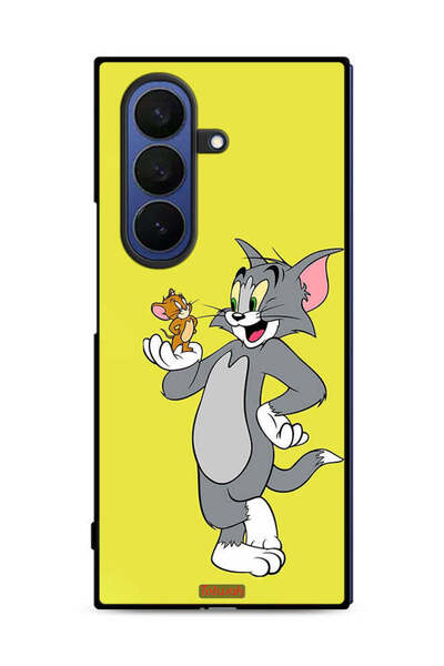 Tolwak غطاء حماية لهاتف سامسونج جالاكسي زد فولد 7 بتصميم توم وجيري