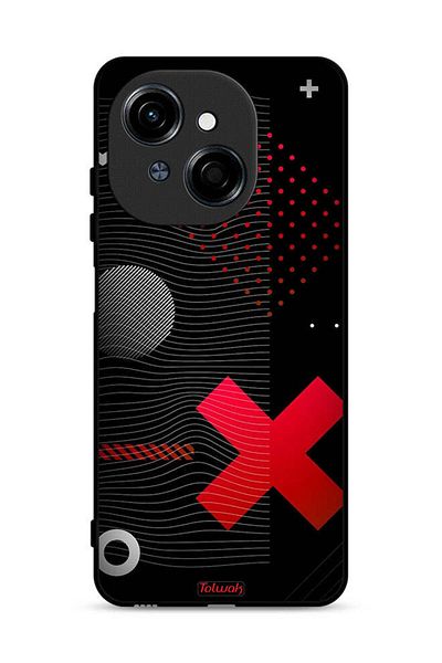 Tolwak Tecno Spark Go 1 4G Protective Case Cover Cross Sign