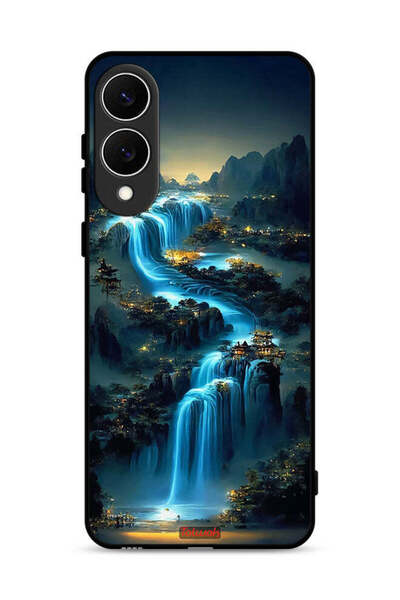 Tolwak Samsung Galaxy S25 Edge Protective Case Cover Waterfall Art