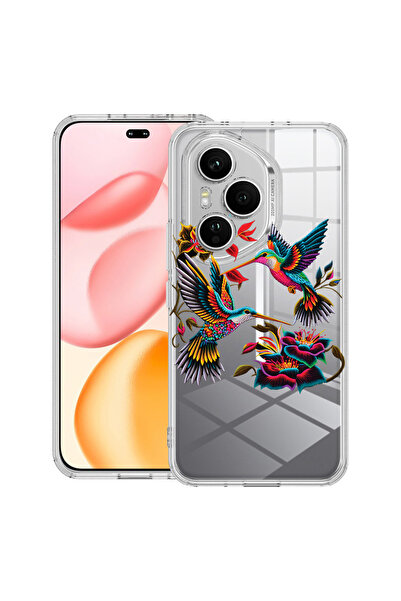bestcase Carcasă transparentă din silicon pentru Honor 400 Pro, Hommingbird, ...