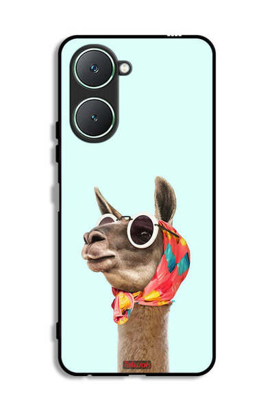 Tolwak غطاء حماية لهاتف Vivo Y18i 4G بلون جمل أنيق وجذاب