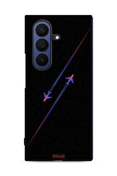 Tolwak غطاء حماية لهاتف سامسونج جالاكسي زد فولد 7، رسمة طائرات