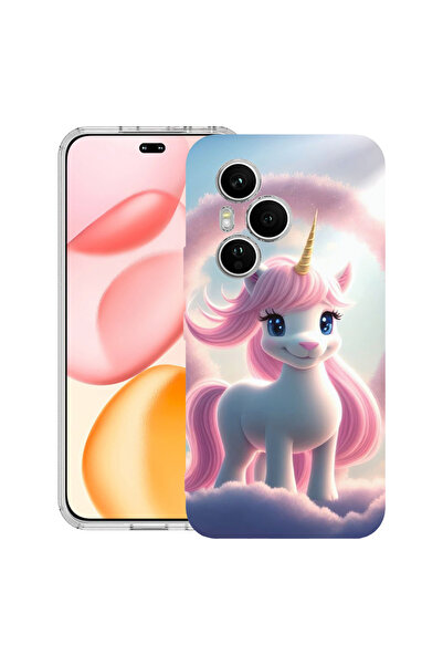 bestcase Carcasă transparentă din silicon pentru Honor 400 Pro, model magic, ...