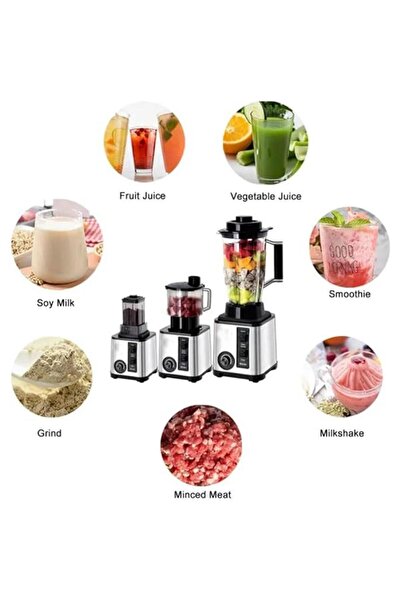 Tradeo 6-in-1 Heavy Duty Blender Machine – 2.5L, 10500W Powerful Blender & Grinder, Large Capacity