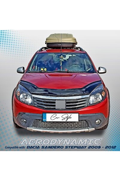 Lumi LUXURY Deflector capota negru lucios compatibil Dacia Sandero I / Sander...