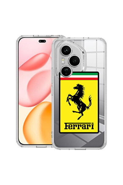 bestcase Carcasă transparentă din silicon pentru Honor 400 Pro, Ferrari, 2036...