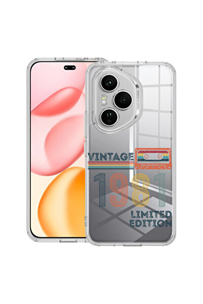 bestcase Carcasă transparentă din silicon pentru Honor 400 Pro, ediție limitată 1981, 2036424 T 1977