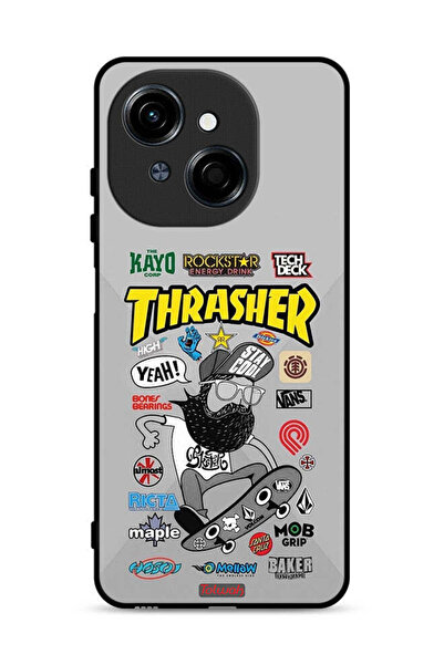 Tolwak غطاء حماية لهاتف تكنو سبارك جو 1 4G بملصق ثراشر