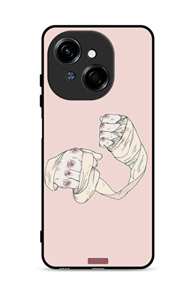 Tolwak غطاء حماية لهاتف تكنو سبارك جو 1 إس 4G بنقشة فن المقاتل