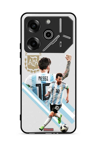 Tolwak غطاء حماية لهاتف تكنو بوفا 6 برو 5G برسومات ليو ميسي