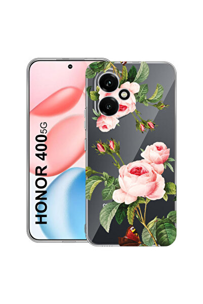 bestcase Carcasă transparentă din silicon pentru Honor 400, roz, 2036423 T 172
