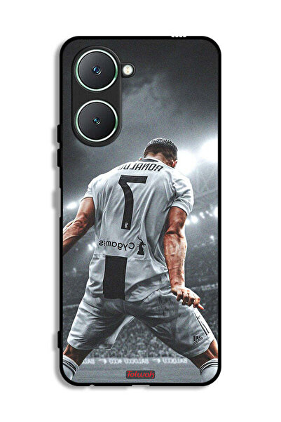 Tolwak غطاء حماية لهاتف Vivo Y18i 4G بطبعة احتفال كريستيانو رونالدو