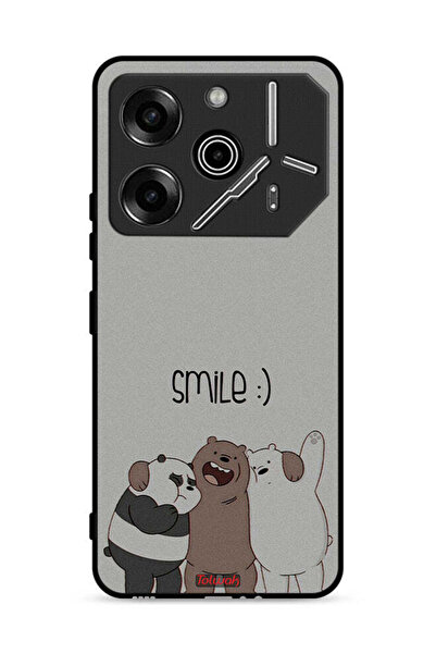 Tolwak غطاء حماية لهاتف تكنو بوفا 6 برو 5G بطبعة ابتسامة الأصدقاء