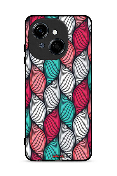 Tolwak غطاء حماية بنقشة ريش لهاتف Tecno Spark Go 1S 4G