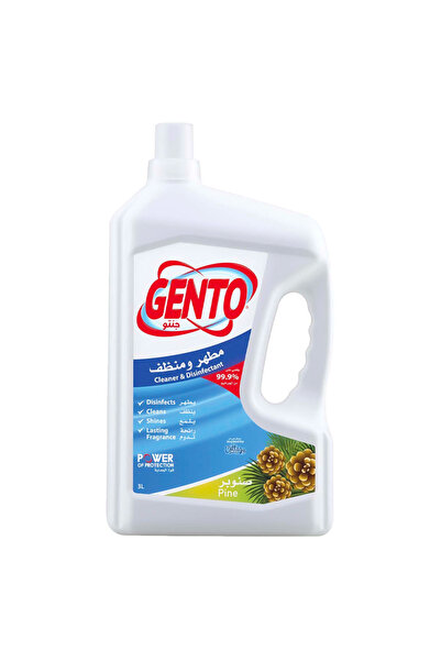 Gento Cleaner and Disinfectant Pine Scent, 3 Liter