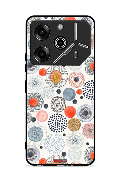 Tolwak غطاء حماية لهاتف تكنو بوفا 6 برو 5G بنقشة زهور قطنية