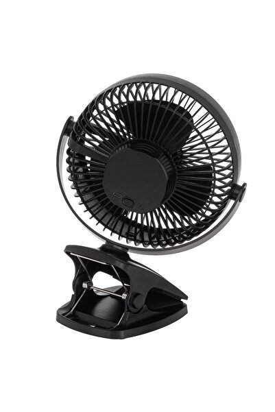 adler AD7342b portable fan, 5W, 3000mAh, clip-on