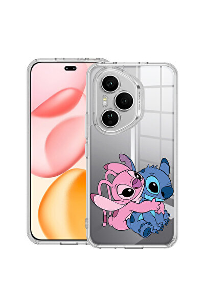 bestcase Carcasă transparentă din silicon pentru Honor 400 Pro, model de cusă...