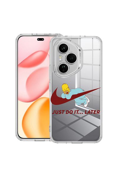 bestcase Carcasă transparentă din silicon pentru Honor 400 Pro, Just Do It Later, 2036424 T 1869