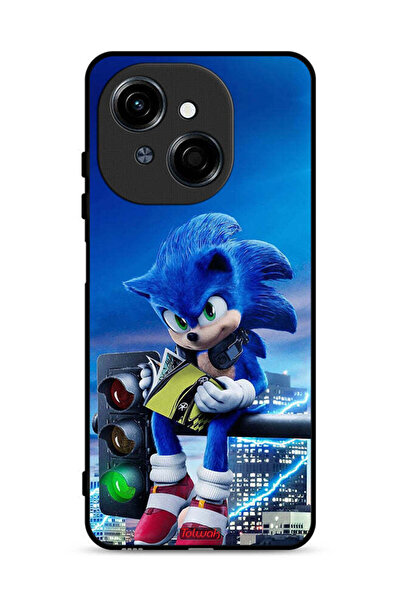 Tolwak غطاء حماية لهاتف تكنو سبارك جو 1 إس 4G بطبعة سونيك ريدينج