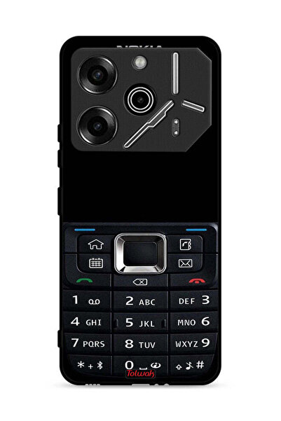 Tolwak غطاء حماية لهاتف تكنو بوفا 6 برو 5G بنمط هاتف قديم