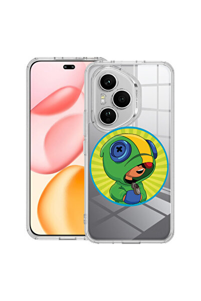 bestcase Carcasă transparentă din silicon pentru Honor 400 Pro, Brawl Stars, ...
