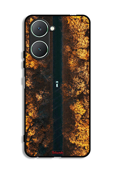 Tolwak غطاء حماية لهاتف Vivo Y18i 4G بطبعة أشجار الخريف
