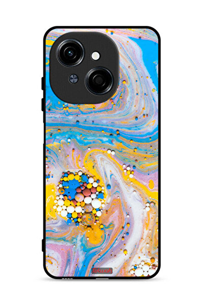 Tolwak غطاء حماية لهاتف Tecno Spark Go 1 4G بأحجار كريمة ملونة تجريدية