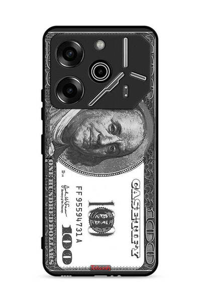 Tolwak غطاء حماية لهاتف Tecno Pova 6 Pro 5G بنقشة الدولار